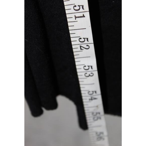 MariaCher. lagenlook maxi dress pockets black rough hem high end designer - Picture 7 of 7